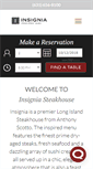 Mobile Screenshot of insigniasteakhouse.com